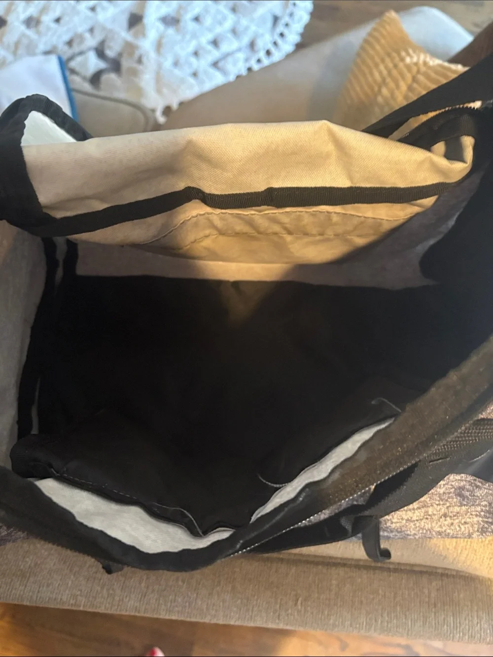 adidas Heather Gray Duffel Bag with Black Accents